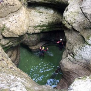 canyoning dans le Jura